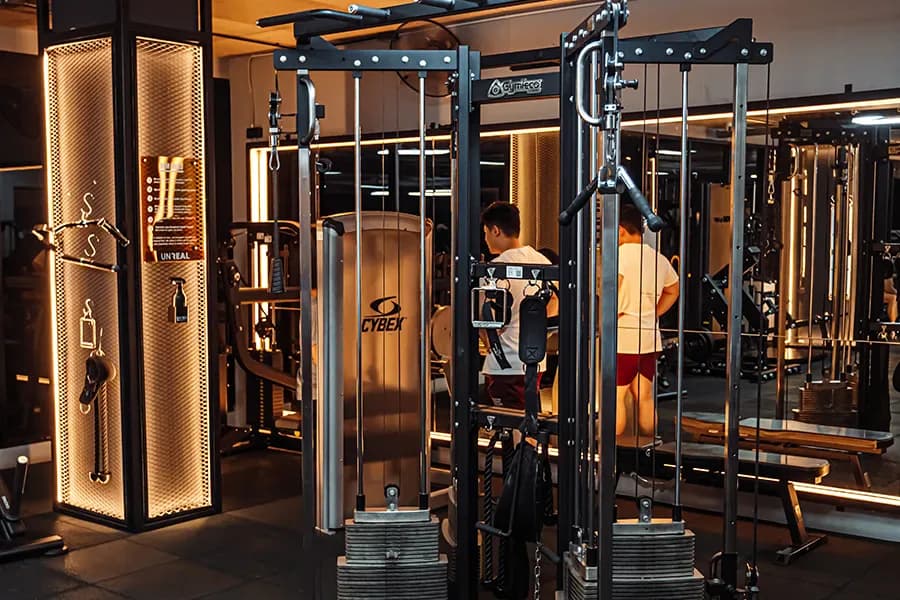 InBody 570 body composition scan area at UnReal Gym Bangkok Floor 7