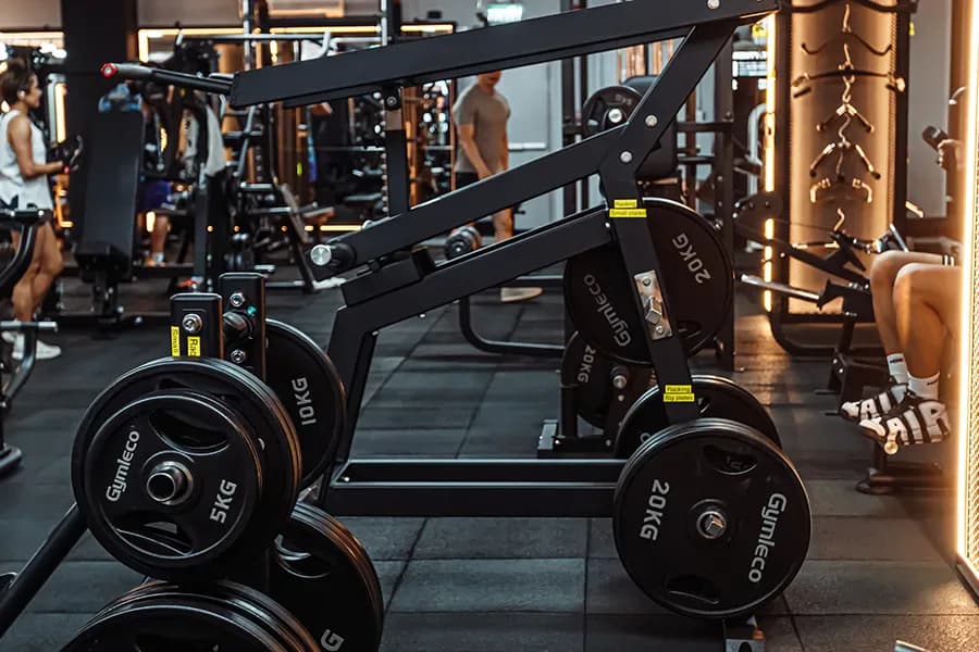 Powerlifting rack at UnReal Gym Sukhumvit
