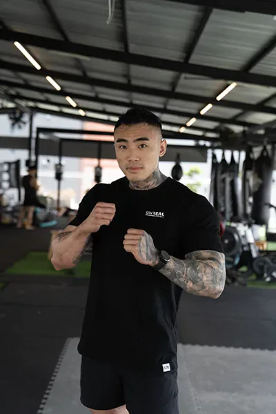 Muay Thai training at UnReal Gym Sukhumvit