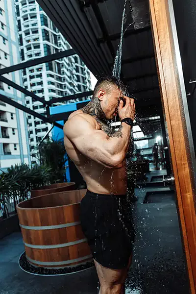 Reset Club ice bath option for gym day pass visitors
